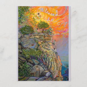 Cartão de Oração Beatitudes, Sermão no Monte