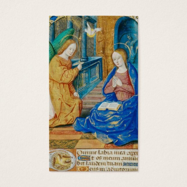 Cartão de oração da Mary Hail (Frente)
