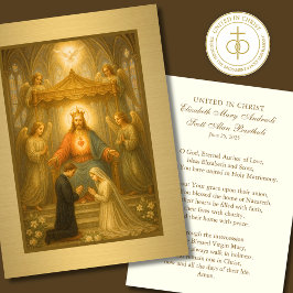 Cartão de Oração de Casamento Católico Jesus