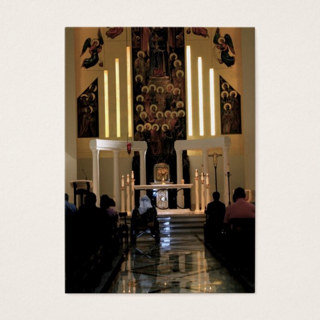 Cartão de Oração de Colóquio de Fogo para Limpeza (Frente)