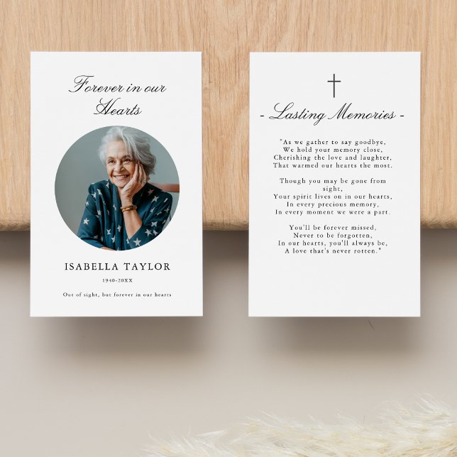 Cartão de Oração de Foto Cruzada Católica para Mem (Criador carregado)