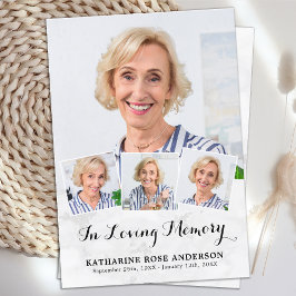 Cartão de Oração de Simpatia Fotográfica Moderno F