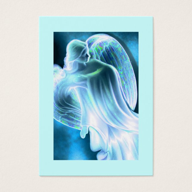 Cartão de Oração Diário Anjo Azul (Frente)