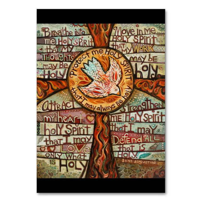 Cartão de Oração Espírito Santo (Frente)