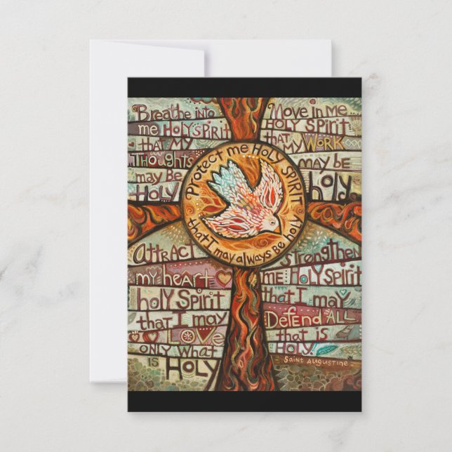 Cartão de Oração Espírito Santo (Frente)