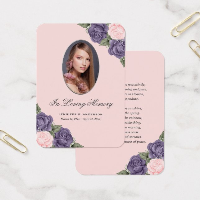 Cartão de Oração Funcional para Prata de Prata Ros (Escritótio)