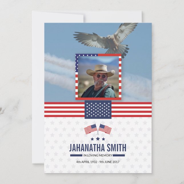 Cartão de Oração Funerário (Frente)