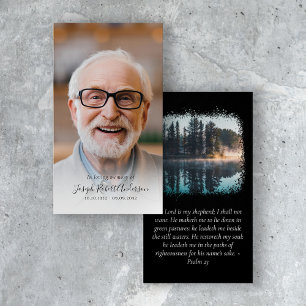 Cartão de Oração Memorial da Floresta Fotográfica