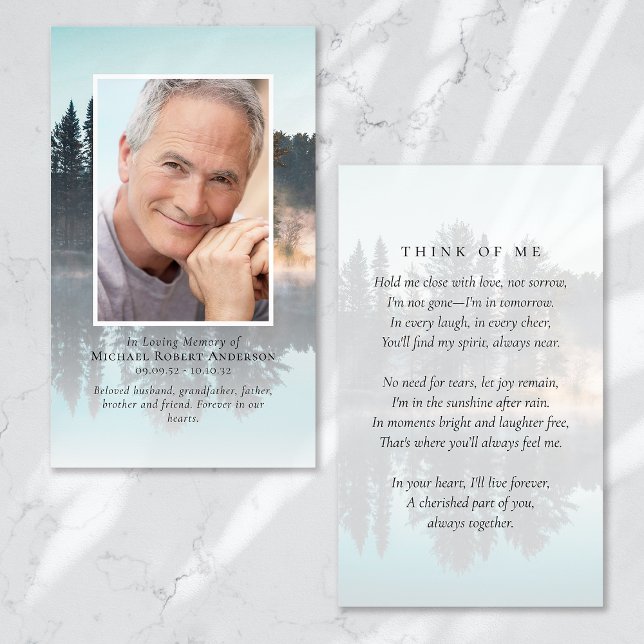 Cartão de Oração Memorial da Floresta Fotográfica (Criador carregado)