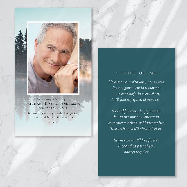 Cartão de Oração Memorial da Floresta Fotográfica (Criador carregado)