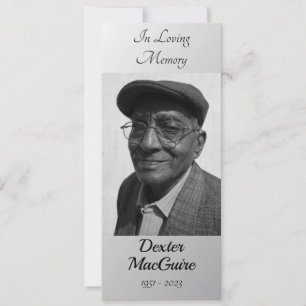 Cartão de Oração Memorial Funeral   Eternamente