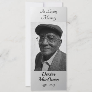 Cartão de Oração Memorial Funeral | Eternamente