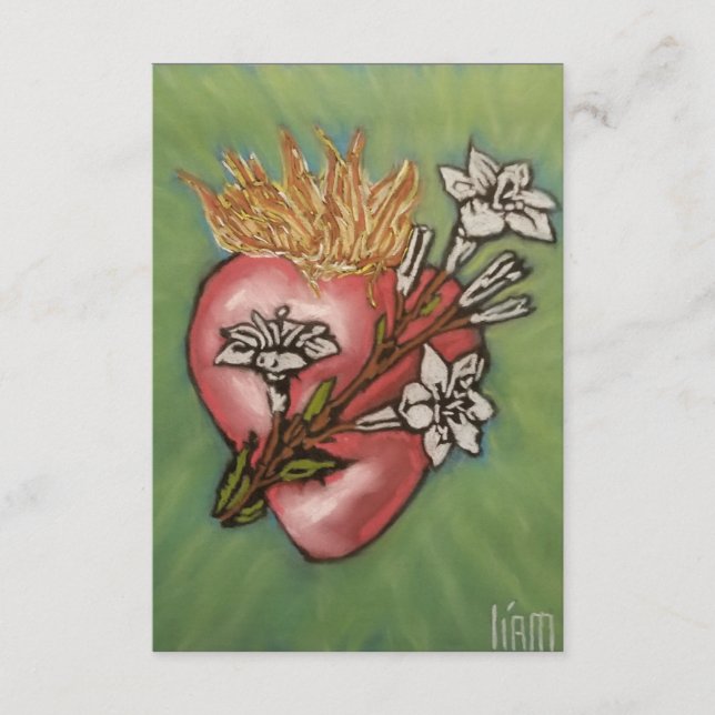 Cartão de Oração para a Oração de Proteção de São  (Frente)