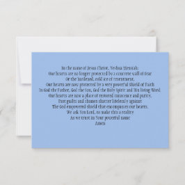 Cartão de Oração: Para Fortalecer Nossos Escudos d