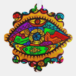 Cartão de Ornamento de Papel