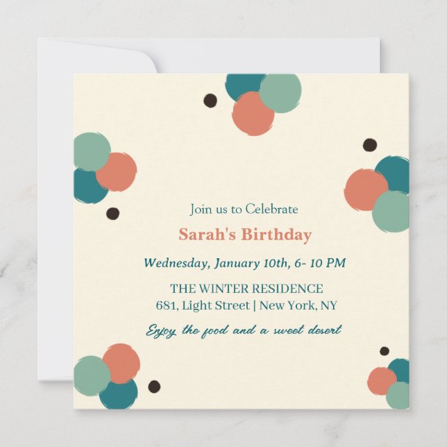 Cartão de Ornamento de Papel (Frente)