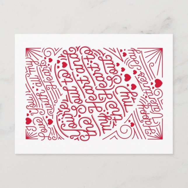 CARTÃO DE OUVIDO DA MINHA ALMA/Dia de os namorados (Frente)