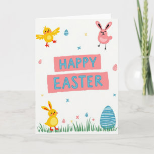 Cartão de Padrão de Celebração de Primavera