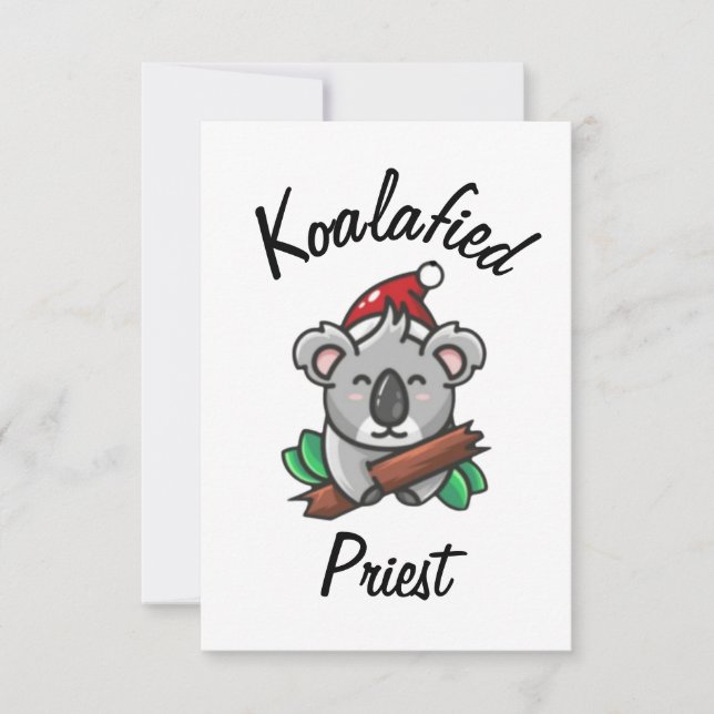 Cartão de Padre Koalafied (Frente)