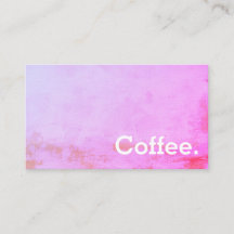 Cartão de Pagamento Simples de Café de Lealdade em