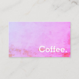 Cartão de Pagamento Simples de Café de Lealdade em