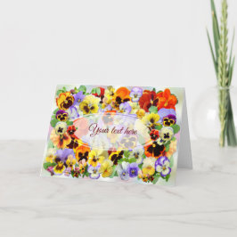 Cartão de Painéis bonito para qualquer ocasião