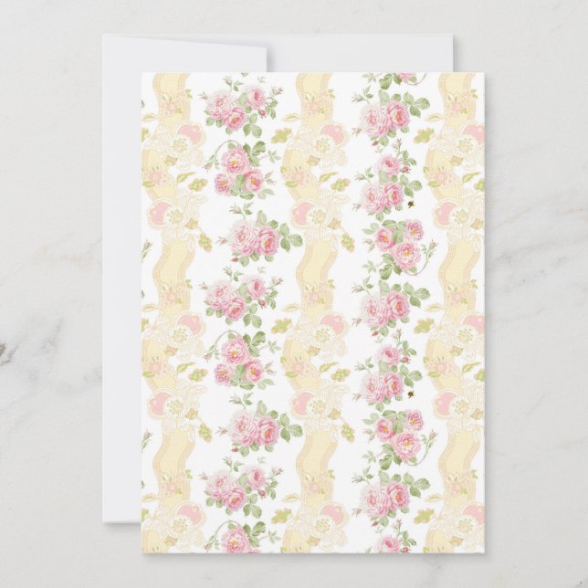 Cartão de painel Paulette Toile Stripe buttercup (Frente)