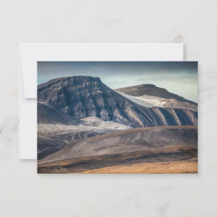 Cartão de Paisagem Spitsbergen Svalbard