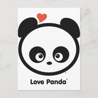 Cartão de Panda® do amor