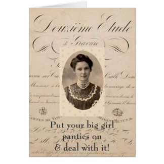 Cartão de Panelas para Meninas Grandes