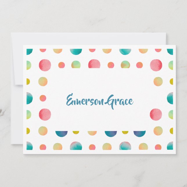 Cartão De Papel De Carta De Obrigado (Frente)