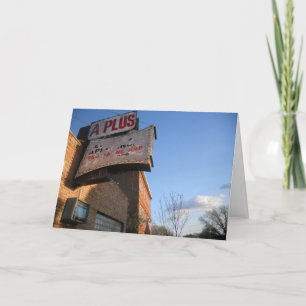 Cartão de Parabéns "A PLUS"