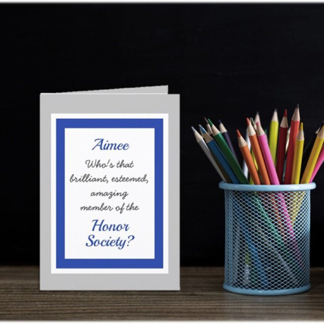 Cartão de Parabéns da Sociedade de Honra Personali (Criador carregado)