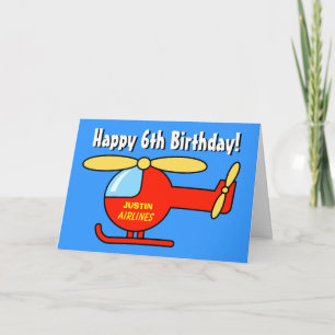 Cartão de parabéns de aniversário para meninos H