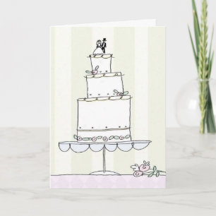 Cartão de Parabéns de Casamento
