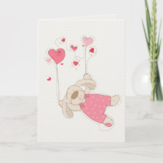 cartão de parabéns de menina