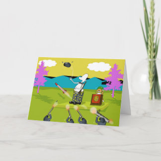 Cartão de parabéns de soldado engraçado