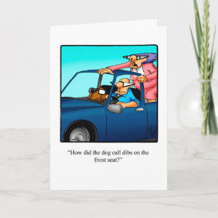 Cartão de Parabéns Engraçado para Proprietários de