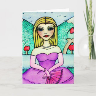 Cartão de Parabéns Estefania