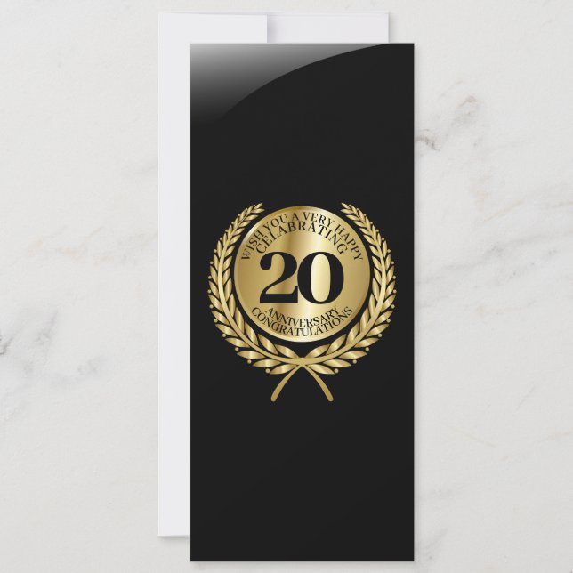 Cartão de parabéns individual no aniversário (Frente)