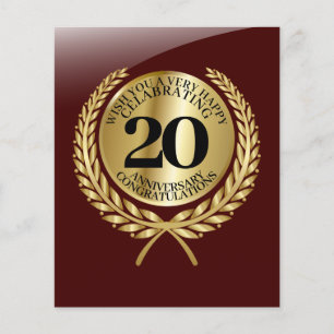 Cartão de parabéns individual no aniversário