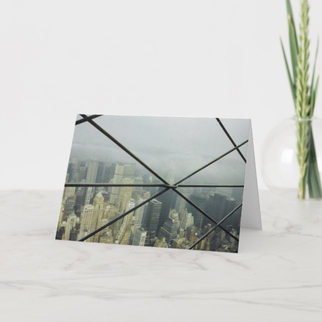 Cartão de Parabéns "NYC #2" (Frente)