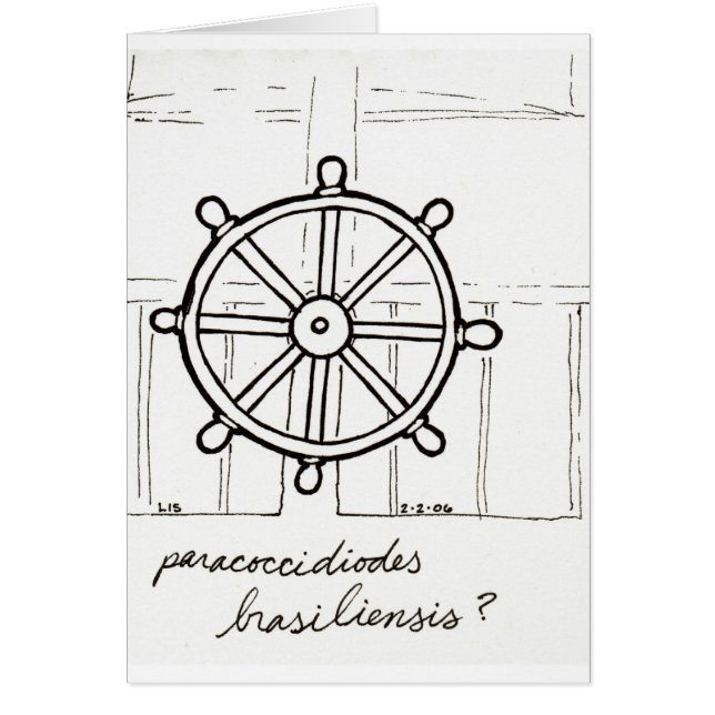 Cartão de Paracoccidioides (Frente)