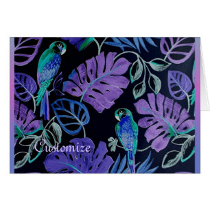 Cartão de Paraíso Tropical