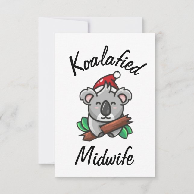 Cartão de Parteira Koalificada (Frente)