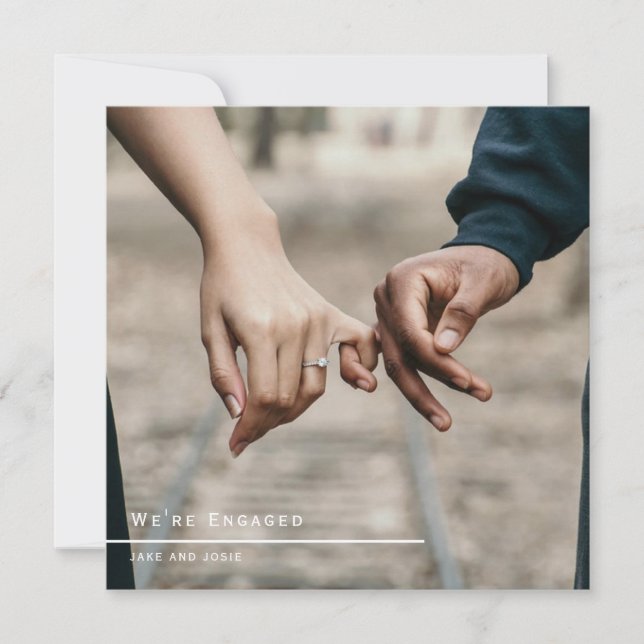 Cartão de participante do anúncio de foto (Frente)