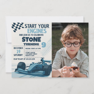 Cartão de Partido Editável Rápido e Divertido com 