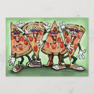 Cartão de Partido Pizza