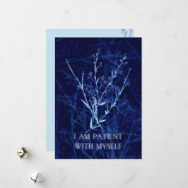 Cartão de Parto com flores