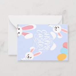 Cartão de páscoa (azul)